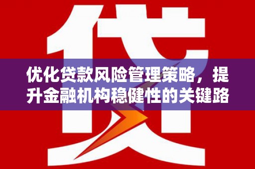 姑苏优化贷款风险管理策略，提升金融机构稳健性的关键路径