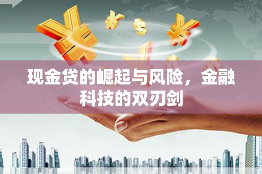 沁县现金贷的崛起与风险，金融科技的双刃剑