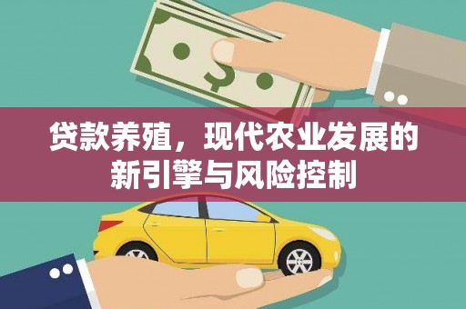 巩义贷款养殖，现代农业发展的新引擎与风险控制