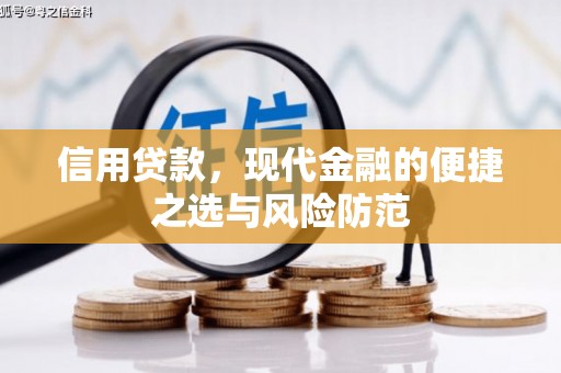 八德信用贷款，现代金融的便捷之选与风险防范