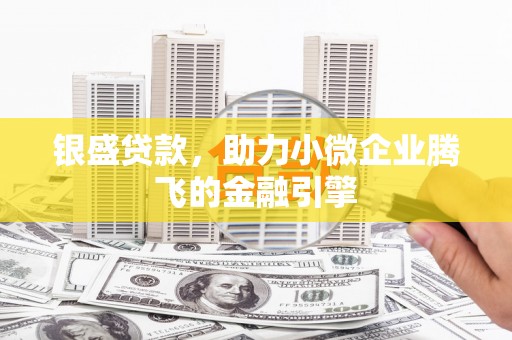 黄陂银盛贷款，助力小微企业腾飞的金融引擎