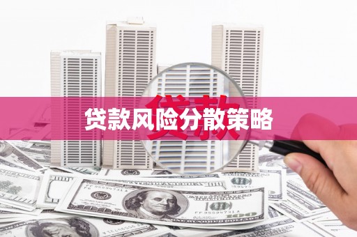 孟村贷款风险分散策略