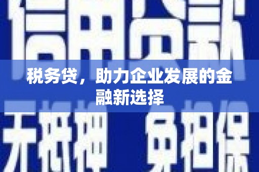 光山税务贷，助力企业发展的金融新选择