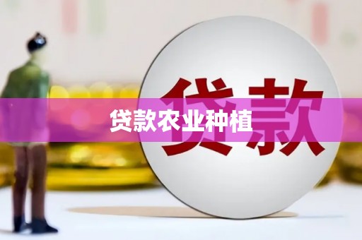 横沥贷款农业种植