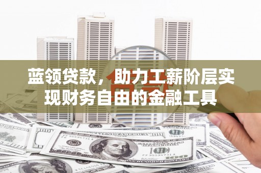 普格蓝领贷款，助力工薪阶层实现财务自由的金融工具