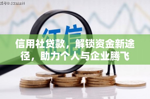灵武信用社贷款，解锁资金新途径，助力个人与企业腾飞