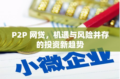 四子王旗P2P 网贷，机遇与风险并存的投资新趋势