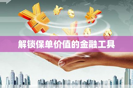 兴宾解锁保单价值的金融工具